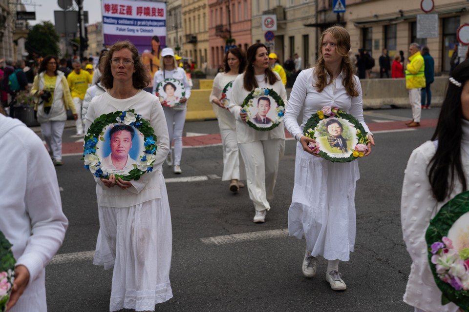 Marsz Falun Gong w Warszawie