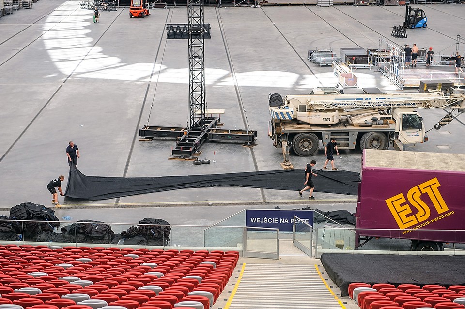 Stadion Narodowy przed koncertem Paula McCartneya (fot. Darek Kawka/Onet)