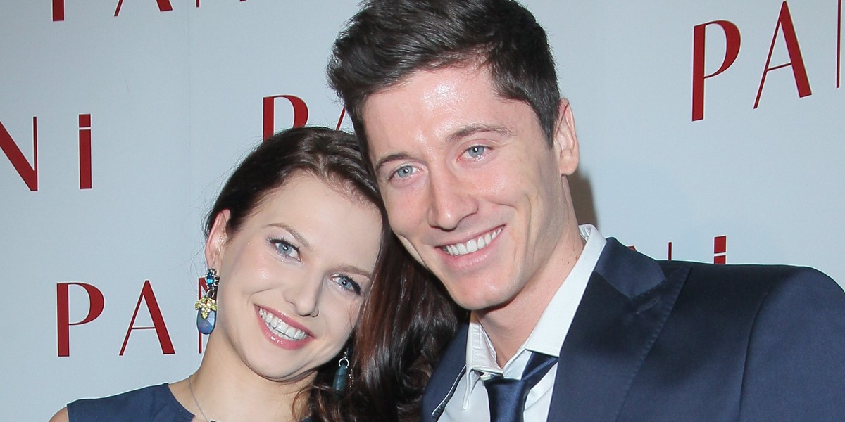 Anna Stachurska i Robert Lewandowski