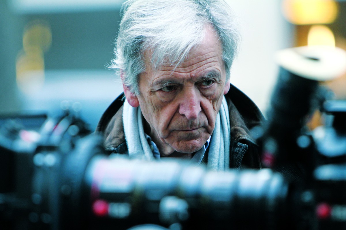 Costa-Gavras na planie filmu "Żądza bankiera"