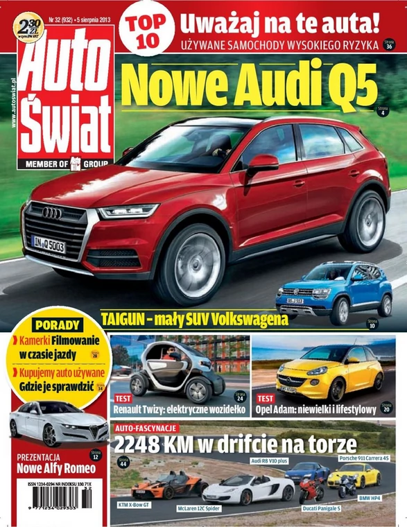 Nowy numer 32/2013 Auto Świata już w kioskach