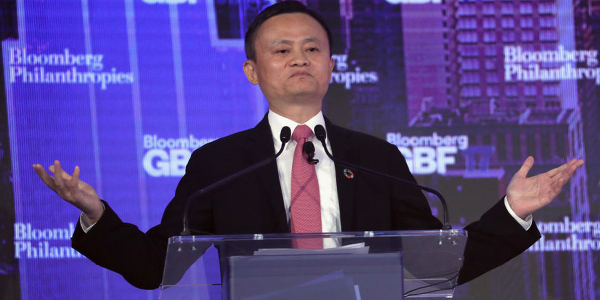 Twórcą Alibaba Group jest Jack Ma, chiński miliarder