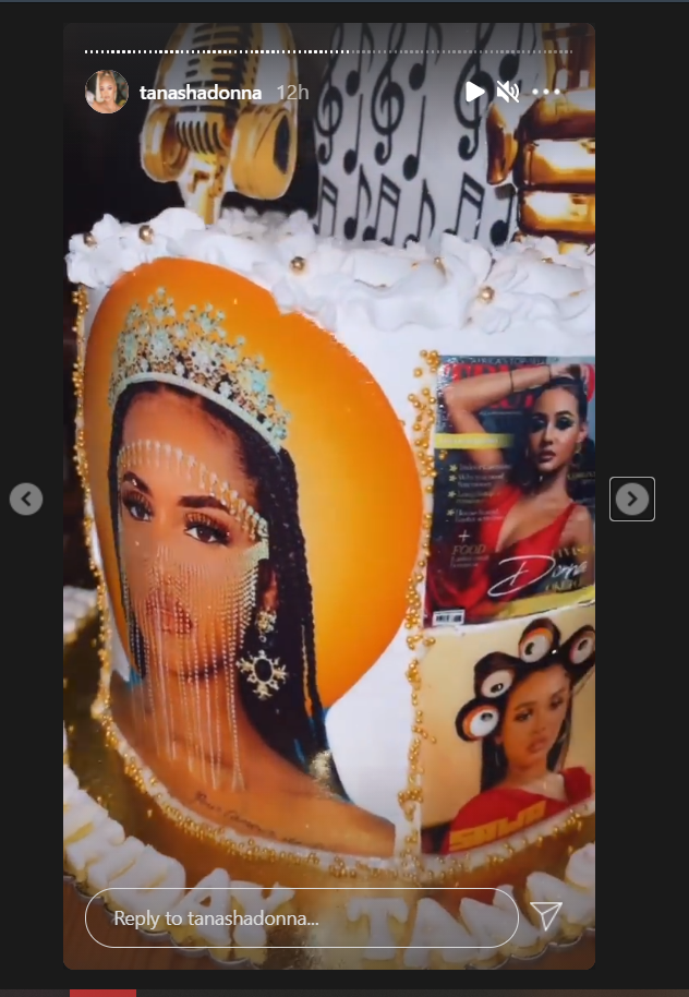 singer Tanasha Donna's Birthday Cake