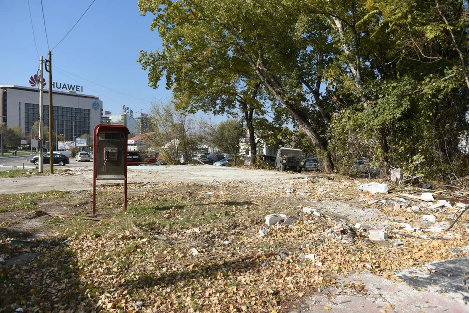 Mesto gde su porušeni objekti