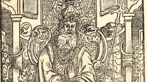 Mieszko I, ilustracja z dzieła ks. Jana Głuchowskiego, Ikones książąt i królów polskich (1605) - domena publiczna