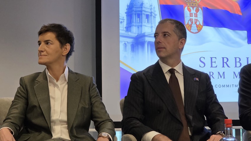 Ana Brnabić i Marko Đurić