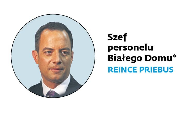 <b>Szef personelu Białego Domu*</b><br>
<br>
Jako przewodniczący Krajowego Komitetu Partii Republikańskiej 
jest jednym z najbardziej wpływowych polityków partyjnego establishmentu. <br>
<br>
* nie wymagają zatwierdzenia przez Senat
