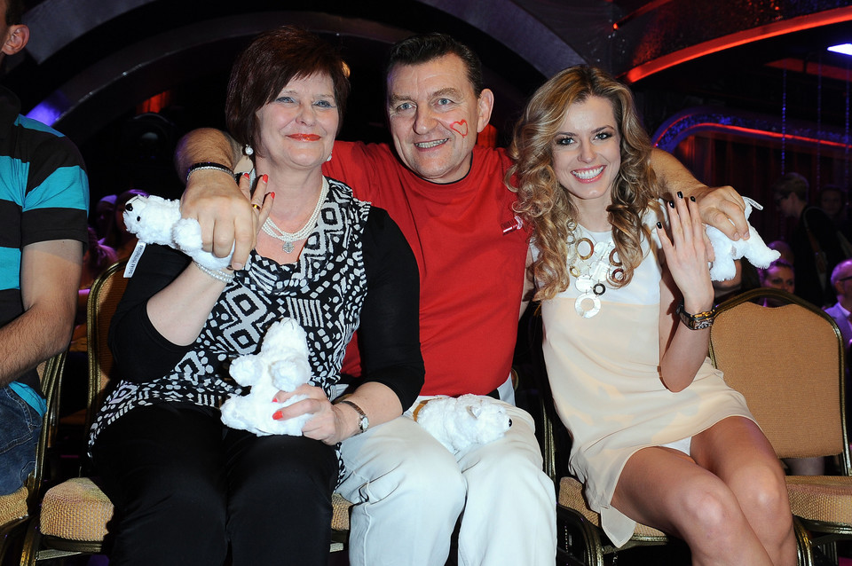 Anna Tarnowska z rodzicami Rafała Brzozowskiego 