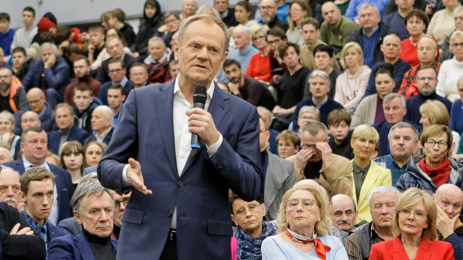 Donald Tusk w Rokietnicy. 10.03.2023 r.