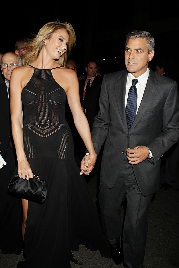 George Clooney i Stacy Keibler