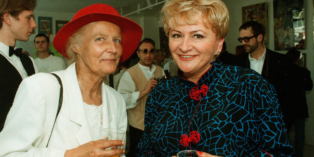 Hanna Bakuła i Agnieszka Osiecka