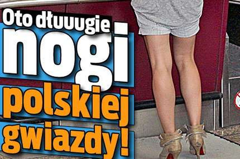 Oto dłuuugie nogi polskiej gwiazdy!