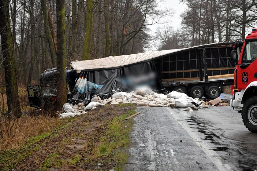 Tragiczny wypadek na DW 631 pod Nieporętem. Nie żyje jedna osoba