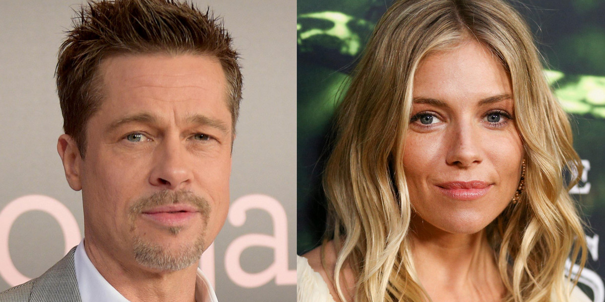 Brad Pitt i Sienna Miller