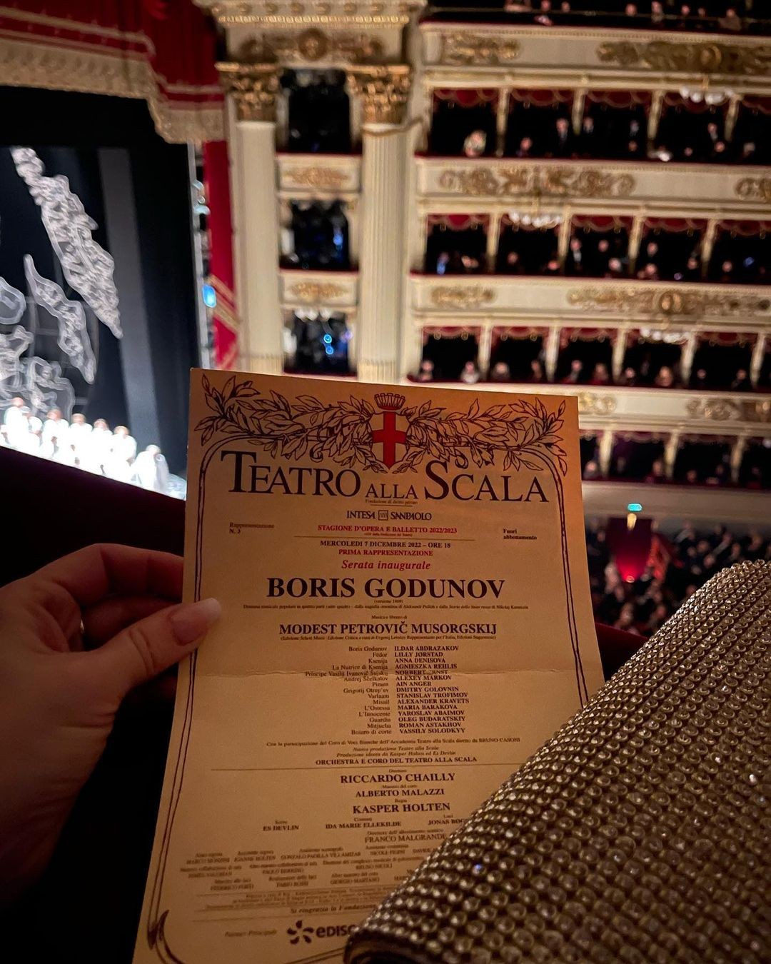 Verešová sa zúčastnila oficiálneho otvorenia v divadle La Scala.