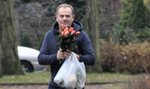 Premier Tusk kupił kwiaty. Ale nie dla żony!