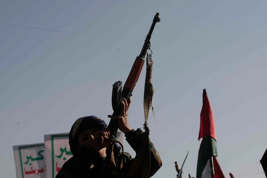 Protest u znak solidarnosti sa Palestincima u Gazi u Sani, Jemen, 22. decembra