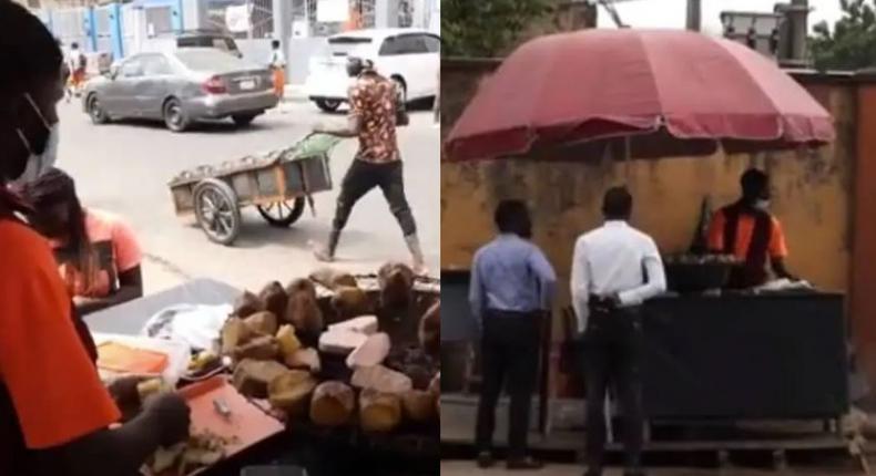 Roasted potato seller wants his children to continue the business when he dies