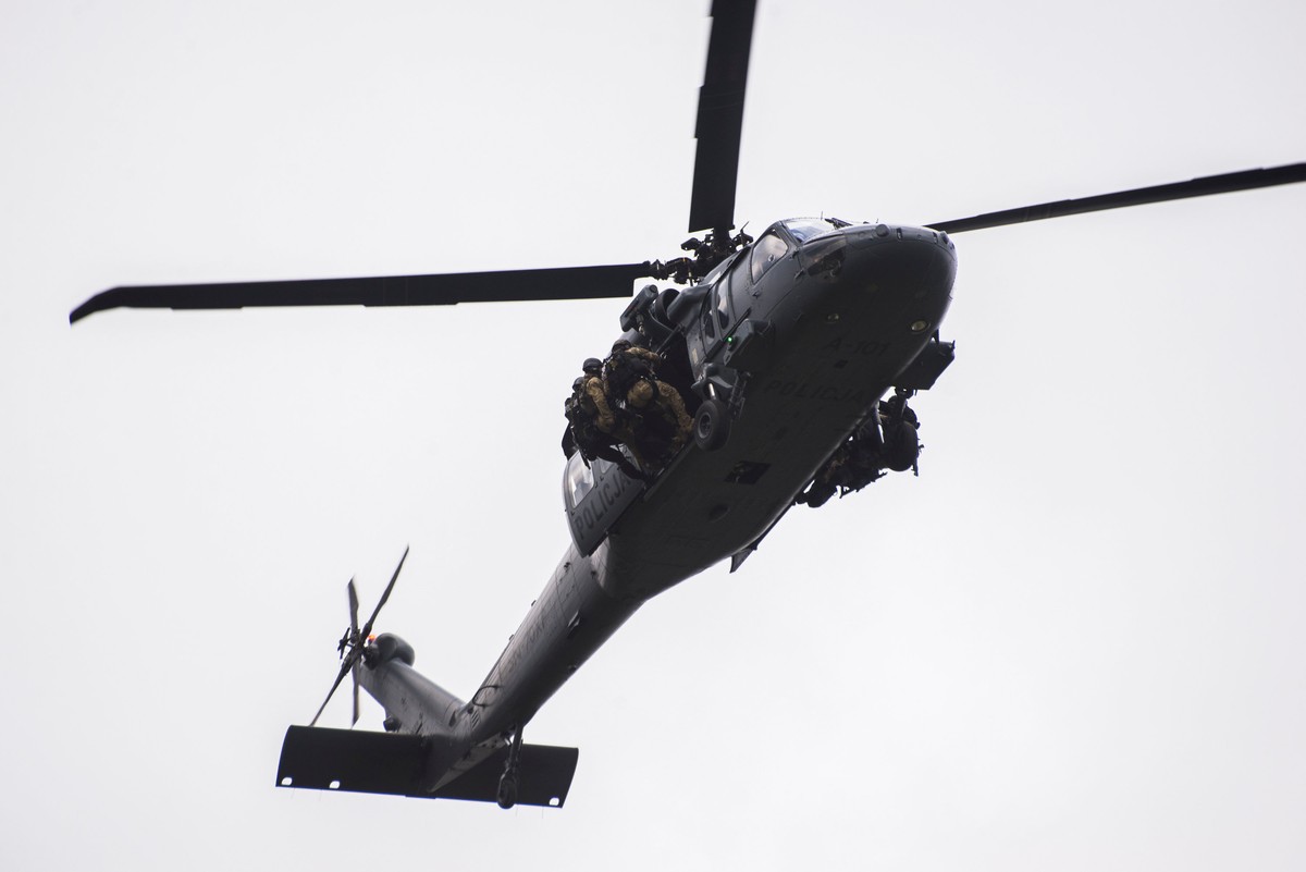 Policja śmigłowiec