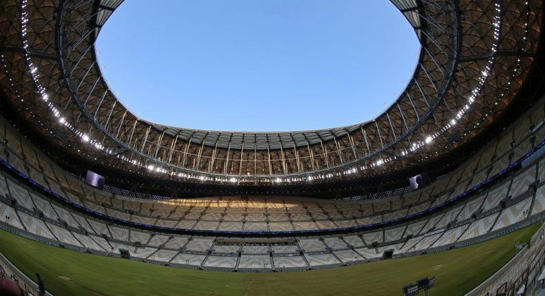 The 80,000-capacity Lusail Stadium in Doha will host the 2022 World Cup final Creator: KARIM JAAFAR
