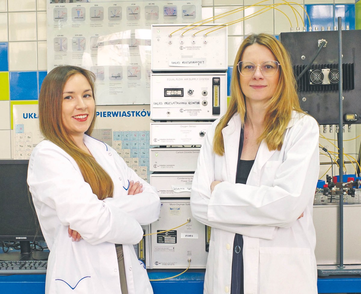 Doktor Olga Olejnik i prof. Anna Masek, Instytut Technologii Polimerów i Barwników, Politechnika Łódzka/Eureka! DGP