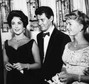 Debbie Reynolds (na zdjęciu z prawej, od lewej Elizabeth Taylor i Eddie Fisher)