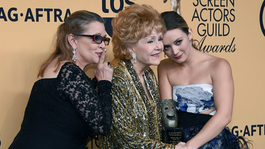 Trzy pokolenia aktorek: Debbie Reynolds, Carrie Fisher, Billie Lourd