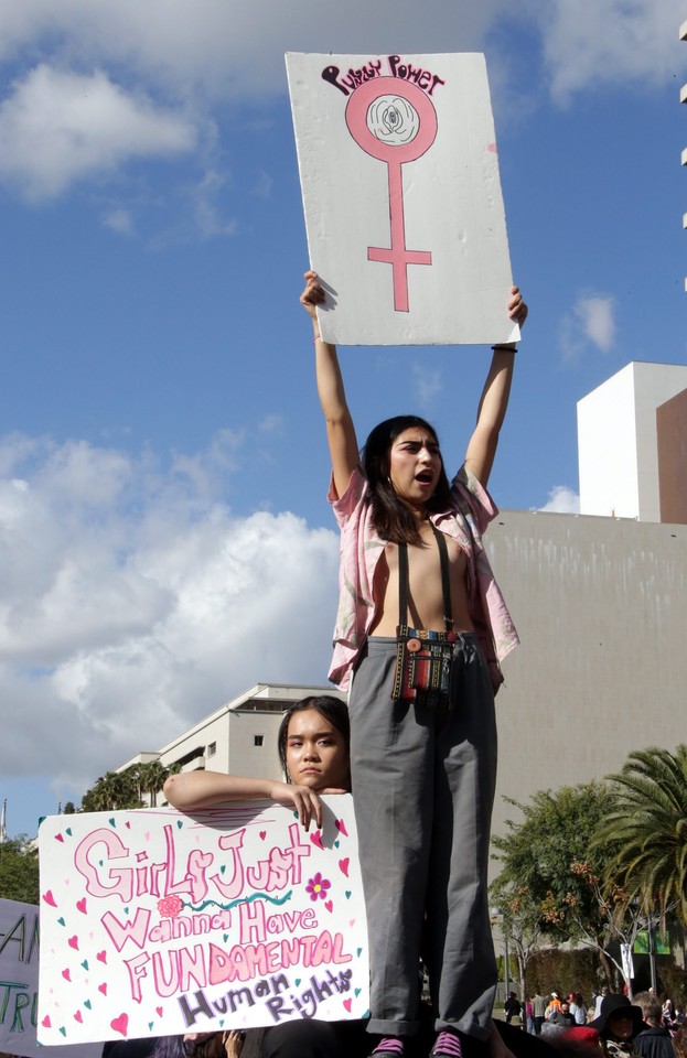 USA WOMAN'S MARCH (Woman's March protest against US President Donald Trump)