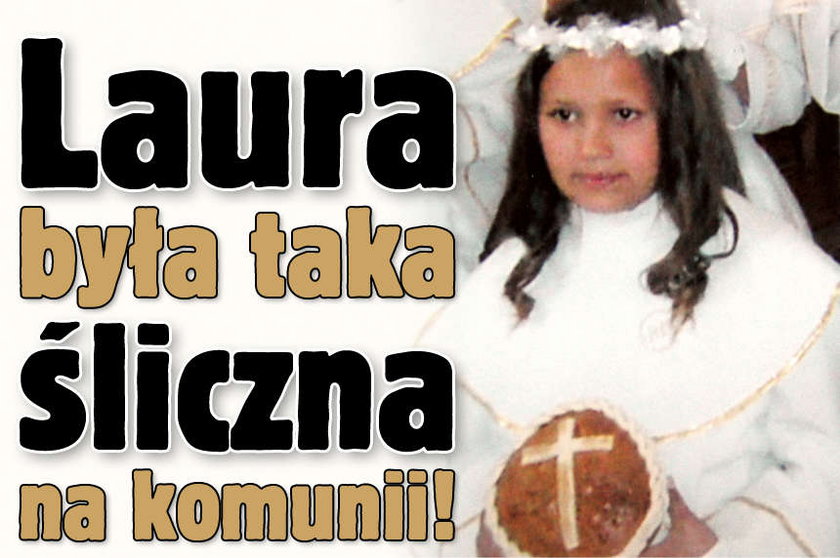 Laura była taka śliczna na komunii