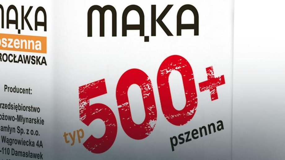 Mąka 500+ produkowana przez Damłyn dostępna była w sklepach na początku 2019 r. Później zniknęła z półek.