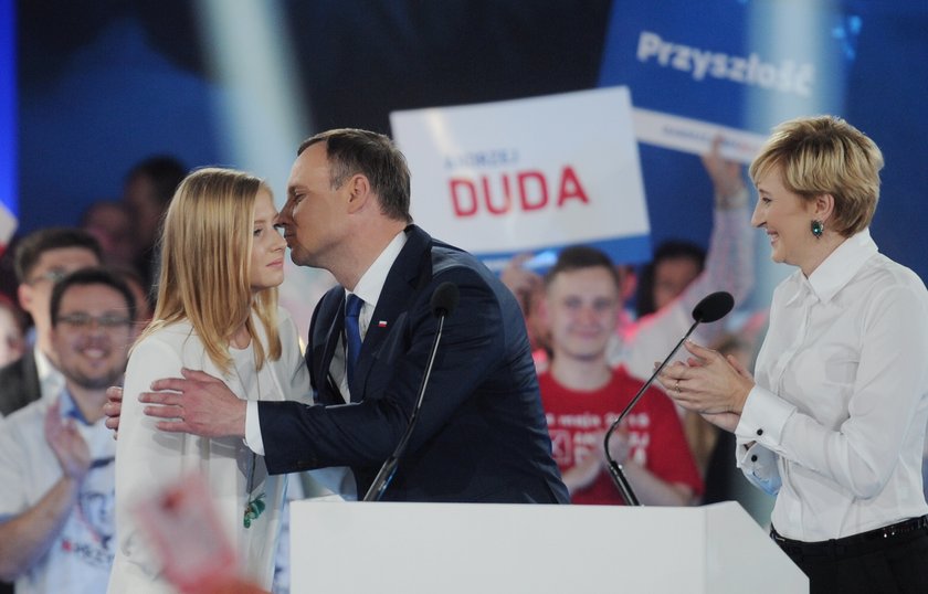 Andrzej Duda z rodziną