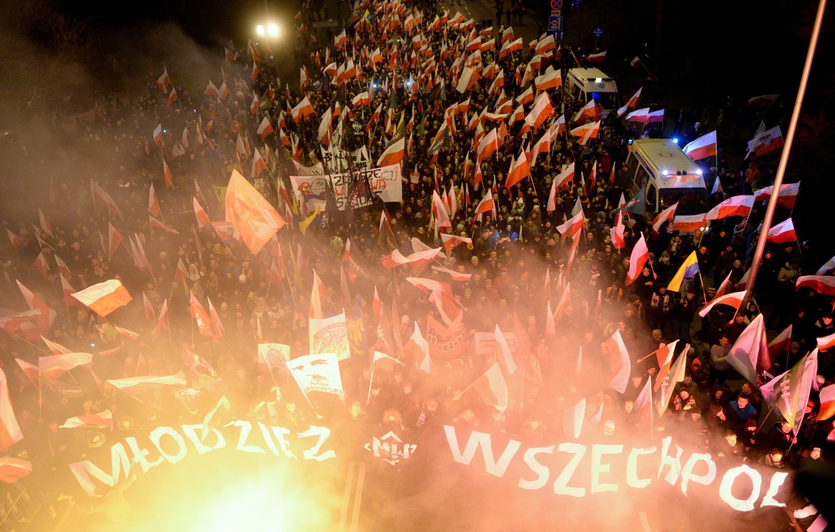 Młodzież Wszechpolska na Marszu Niepodległości