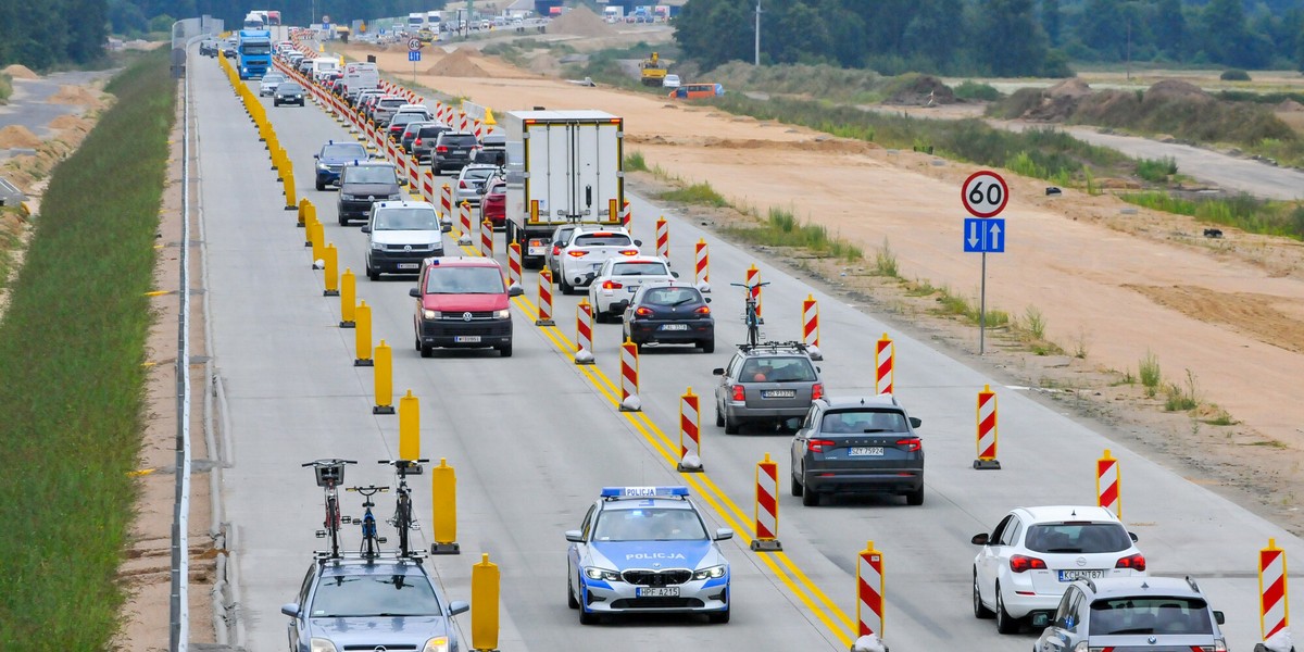 Przebudowa autostrady A1, 2021 r.