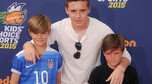 Brooklyn, Romeo i Cruz Beckham razem na ściance