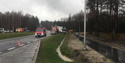 Zderzenie osobówki z ciężarówką koło Kolbuszowej. Nie żyją dwie osoby