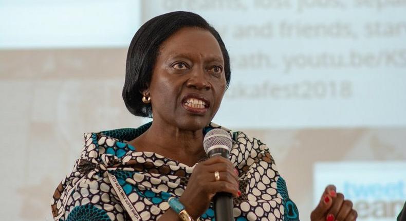 Narc-Kenya party leader Martha Karua during the Zinduka Festival