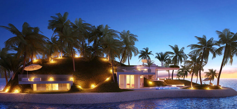 Pływający luksus - firmy chcą projektować na Malediwach i w Dubaju prywatne wyspy