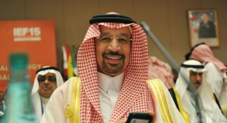 Saudi Energy Minister Khaled al-Faleh attends the 15th International Energy Forum in Algiers on the eve of an informal OPEC meeting on September 27, 2016