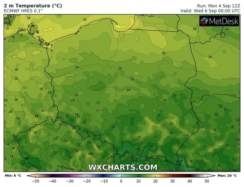 W nocy w Karpatach możliwe są spadki temperatury do 7 st. C