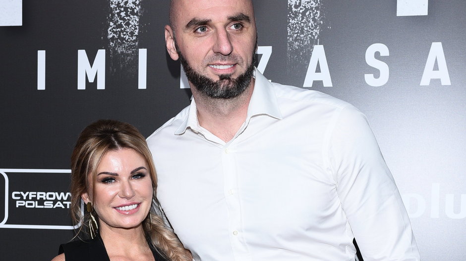 Marcin Gortat z Żanetą Stanisławską