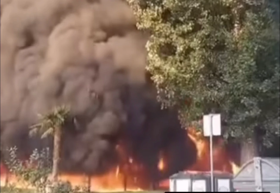 Požar na Novom Beogradu