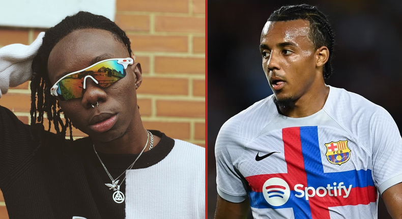 Nigerian rapper Blaqbonez has declared Barcelona defender Jules Kounde as the best in La Liga