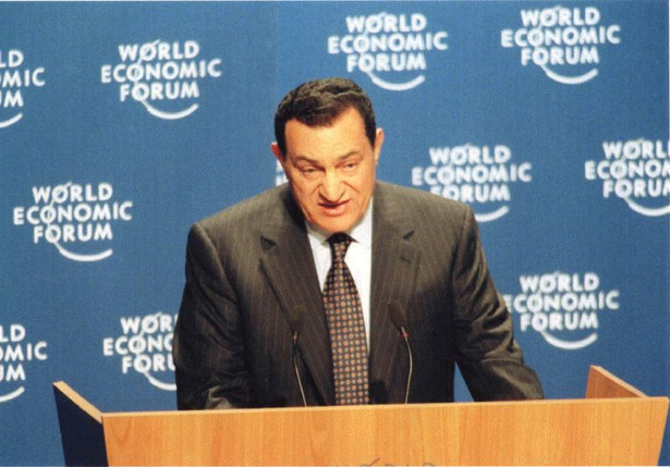 Hosni Mubarak fot. flickr/worldeconomicforum