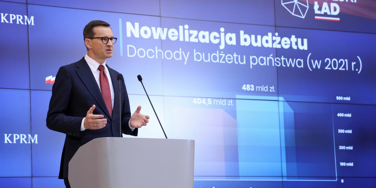 Premier Mateusz Morawiecki poinformował o nowelizacji budżetu państwa na 2021 r.