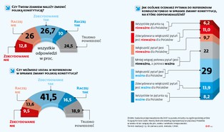 Jak Polacy głosowaliby w referendum konstytucyjnym? [NAJNOWSZY SONDAŻ]