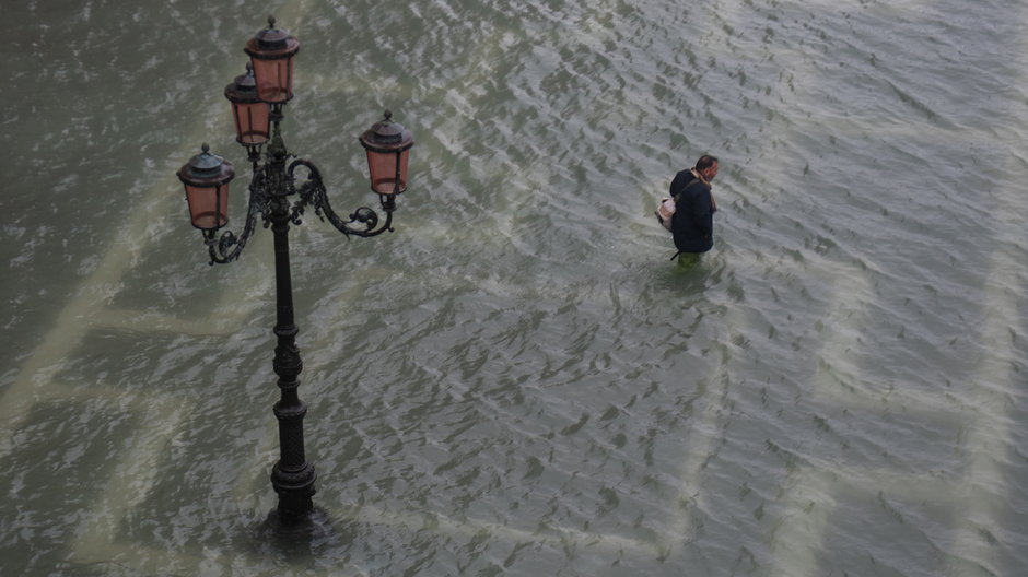 Powódź w Wenecji w listopadzie 2019 r.