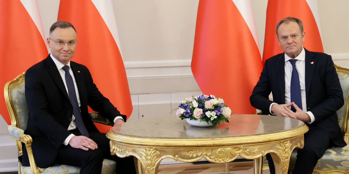 W poniedziałek Andrzej Duda spotkał się z Donaldem Tuskiem