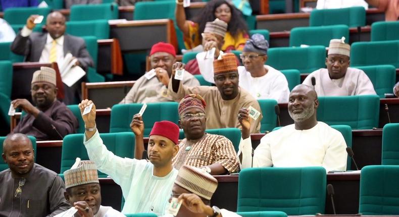 House of Reps members in the Green chambers