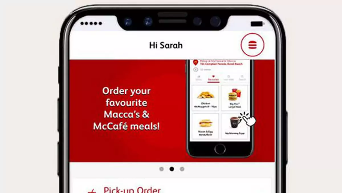 McDonald's na renderach nowej aplikacji potwierdza wygląd iPhone'a 8?