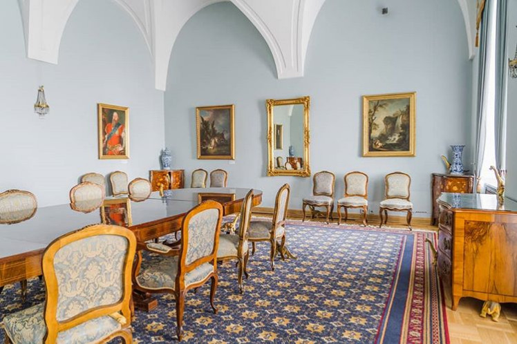 Pałac Prezydencki od środka: Sala Niebieska